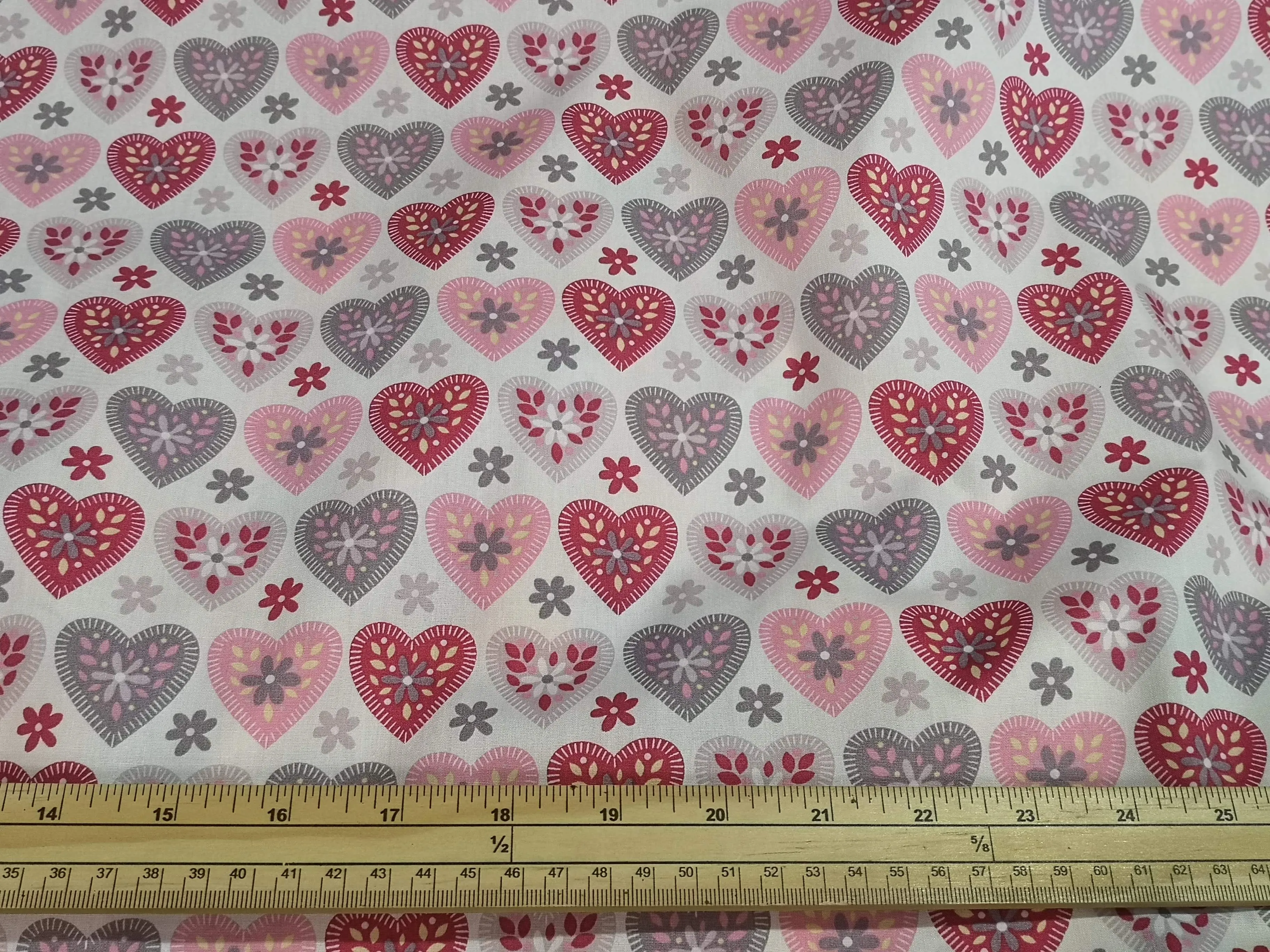 Valentine Daisy - Cotton Poplin Patchwork