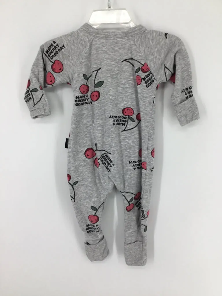 Wondersuit Child Size 0-3 Months Gray Pajamas - girls